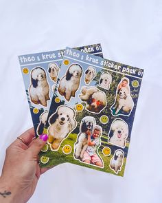 custom pet stickers - how adorable?! upload pics of your fave furry friend and we'll print and ship right to you in 1-3 days! 💗💗 tap to shop!  https://bit.ly/CustomPetStickerSheet1​​​​​​​​​
#CustomPetStickers #PetLovers #PetArt #CustomMade #PetLifestyle #AnimalArt #InstaPets #StickerCollection #PetObsessed #CustomStickers #PetDecor #PetsOfInstagram #StickerLife #ArtForPets #PetPersonalization #PetParents #CreativeStickers #PetAccessories #LifestyleInspo #StickersOfInstagram #PetMerch #PetGiftIdeas Pet Stickers, Sock Crafts, Pet Life, Animal Decor, Wedding Matches, Mens Pajamas, Sticker Collection, Sticker Sheet