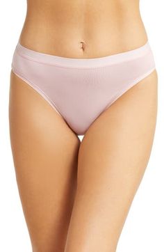 Soft, stretchy Supima® cotton hugs the body and lends a comfy, barely there feel to this everyday bikini. Cotton-lined gusset 84% Supima cotton, 16% spandex Hand wash, dry flat Imported Supima Cotton, The Body, Hand Wash, Cotton Blend, Nordstrom, Spandex, Pink