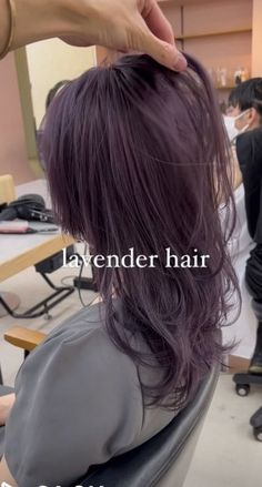 Purple Brown Hair, Lavender Hair Colors, Dark Purple Hair, Plum Hair, Dyed Hair Purple, Ash Hair Color, Creative Hair Color, Hairstyles For Layered Hair, Lavender Hair