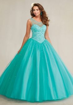 Tulle Prom Dress A Line, Turquoise Quinceanera Dresses, Cheap Quinceanera Dresses, Sweet 15 Dresses, Dress Quinceanera, Quinceanera Dresses Blue, Pretty Quinceanera Dresses, Tulle Ball Gown, فستان سهرة