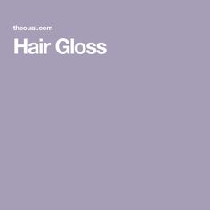 Hair Gloss Shower Hair, Hair Gloss, Rice Water, The Shower, Hyaluronic Acid, Healthy Hair, Rice, Benefits, Shower