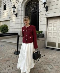 Opera Outfit, Tweed Jacket Outfit, Rok Outfit, Modest Summer Outfits, Hot Band, Diy Vetement, Causual Outfits, روتين العناية بالبشرة