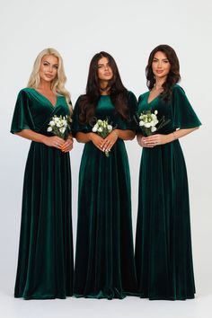 Dark Green Emerald Velvet Dress, Bridesmaid Dress, Evening Gown, Maxi Dress, Wedding Dress, Reception Dress, Gown Dress, Elegant Dress, Modest Dress. This dress is perfect for any occasion- can be like a prom dress, simple wedding dress, bridesmaid dress, evening gown, mother of the bride dress, evening dress, reception dress, wedding guest dress, maid of honor dress. More Velvet dresses you can find here: https://www.etsy.com/shop/DesirCouture?ref=shop-header-name&listing_id=1164808298&from_page=listing&section_id=37144974 You can style the dress for more elegant look and warmer feeling with matching velvet capelet: https://www.etsy.com/shop/DesirCouture?section_id=41041632 Silk Satin dresses you can find here: https://www.etsy.com/shop/DesirCouture?ref=shop-header-name&listing_id=1243651 Emerald Velvet Dress, Couture Bridesmaid Dresses, Dark Green Bridesmaid Dress, Velvet Bridesmaid Dresses, Dark Green Dress, Burgundy Bridesmaid, Silk Satin Dress, Maid Of Honour Dresses, Green Velvet Dress