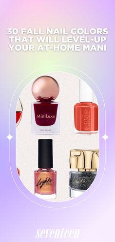 It's like a $40 mani in a $10 bottle. Fall Nail Polish Colors, Fall Nail Polish, Nail Polish Colors Fall, Fall Nail Colors, Fall Nail, Nail Polish Colors, Jewel Tones, Essie, Level Up