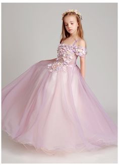 Flower Girl Princess Ball Gown Party Dress Birthday Dress – JoJo Shop