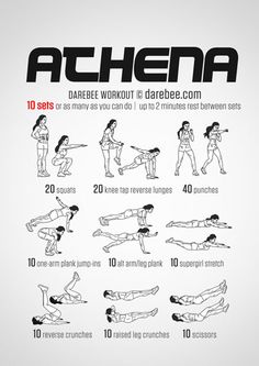 an exercise poster with instructions to do the same thing in different ways, including exercises