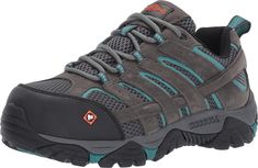 PRICES MAY VARY. Full grain leather and breathable mesh upper COMFORTBASE contoured design footbed with breathable foam cradles your foot in all day comfort COMFORTBASErubberized EVA midsole for increased shock absorption and cushion Non-metallic lacing hardware Bellows tongue keeps out debris Merrell Moab, Work Shoe, Waterproof Sneakers, Merrell Shoes, Working Woman, Sketchers Sneakers, Work Shoes, Full Grain Leather, Womens Flats