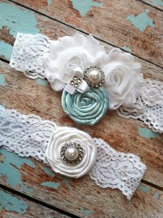 sale/ wedding garter / bridal  garter/  by FallenStarCoutureInc, $30.99 Garter Designs, Garters Wedding, Boda Mexicana, Garter Belts, Something Blue Wedding