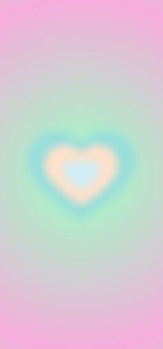 a heart shaped object on a pink and blue background