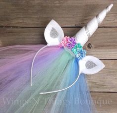 Nena                                                                                                                                                                                 Más Princess Headpiece, Crown Costume, Unicorn Horn Headband, Coral Hair, Tulle Veil, Unicorn Princess, Mint Coral, Unicorn Costume