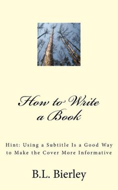 the cover of how to write a book