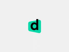 the letter d is made up of two different colors and font styles, but it appears to be black or green