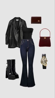 Outfits With Black Boots Heels, Outfit With Black Heel Boots, Classic Outfits Ideas, Supervisor Outfit Womens Casual, Classy And Cool Outfits, Heel Boots With Dress, Clothes For Straight Body Shape, Top With Shirt Outfit, Semi Formal Outfits Winter