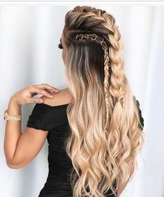 Viking Hairstyle, Goddess Braid, Viking Hairstyles, Hairstyle Ideas Easy, Wedding Braids, Hairstyle Inspo