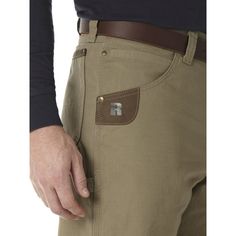 Wrangler Riggs Workwear Mens Carpenter Jeans Pants - Walmart.com Cotton Jeans With Pockets, Cotton Work Pants With Welt Pockets For Outdoor, Hard Working Man, Carpenter Pants, Mens Workwear, Carpenter Jeans, Hard Working, Big Men, Jeans Pants