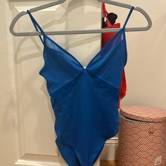 Netting/See Through Blue Bodysuit From Zara, Never Worn Super Cute With Jeans Zara Bodysuit, Blue Bodysuit, Zara Tops, Color Blue, Super Cute, Zara, Womens Tops, Women Shopping, Blue