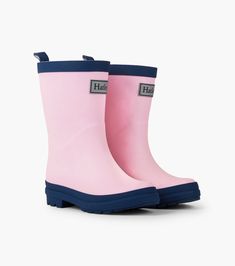 Hatley Pink & Navy Matte Rain Boots (Toddler/Little Kid/Big Kid) Jumping in the puddles has never been this fun! Waterproof, pink and navy and featuring slip resistant soles, your little one’s feet will stay dry and cozy. Add our soft bootie liners for that extra snug feeling. Handmade vulcanized rubber boots Waterproof Slip resistant soles Matte finish Removable insole Always PVC-free Look for the matching fuzzy boot liners See our size chart for measurements. Size 4 (Size 3 UK) rain boots Shiny Boots, Fuzzy Boots, Navy Boots, Kids Rain Boots, Kids Rain, Boot Liners, Matte Pink, Rubber Boot, Rain Gear