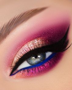 Gel Eyeshadow, Beautiful Eye Makeup, Makijaż Smokey Eye, Colorful Eye Makeup, Creative Eye Makeup