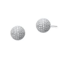 DISCO BALL EARRINGS, Moissanite Diamond Pave Disco Ball Stud Earrings In sterling silver 925 With 14kt white gold Finish, Ball Stud Earrings * Available in 925 Sterling Silver with high polish finished. * Gemstone Type: Diamond * Gemstone Creation: Moissanite Diamond (MOISSANITE PASSES DIAMOND Tester * Gemstone Color / Clarity: White/ VVS1 * Gemstone Shape: Round * Finish: Glossy with High Polish * Setting: Prong Set * Enjoy Free Shipping M O R E ∙ F R O M ∙ U S https://www.etsy.com/in-en/shop/t Sterling Silver Earrings With Pave Setting, Sterling Silver Cluster Earrings With Pave Setting, Sparkling Sterling Silver White Gold Cluster Earrings, Folklore Outfit, Disco Ball Earrings, Ball Stud Earrings, Diamond Tester, Sterling Silver Heart Pendant, Mirror Ball