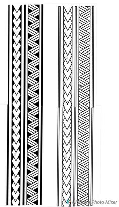 Polynesian Designs Pattern, Polynesian Wrist Tattoo, Maori Band Tattoo Design, Arm Band Tattoo Designs, Maori Tattoo Patterns, Leg Band Tattoos, Simple Compass Tattoo, Simple Compass