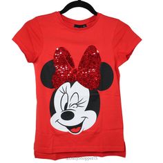 This Is A Brand New With Tags Disney X Primark Girls' Cotton Red Sequin Minnie Mouse Short Sleeve Tee Shirt. This Cute T-Shirt Features A Red Cotton Knit Fabric With A Winking Minnie Mouse Printed On The Front With A Sequin Glitter Bow. Girls' 11-12 Years 100% Cotton All Orders Are Packaged With And Are Shipped Out Asap! Questions? Leave Us A Comment! We Are More Than Happy To Help! New To Poshmark? Use The Invite Code Dailyshopper73 When You Create Your Account For $10 Off Your First Purchase! Iron Man Kids, Nightmare Before Christmas Pumpkin, Mermaid Tshirt, Minnie Mouse Shirt, Jack The Pumpkin King, Minnie Mouse Shirts, Mickey Shirt, Mickey Mouse Shirts, Pink Minnie