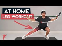 HOCKEY LEG WORKOUT [AT HOME!] 🏒 - YouTube Workouts Home, Leg Workout At Home, Legs Workout, Leg Workout