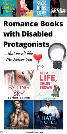 the cover of romance books with disabled protagonisis