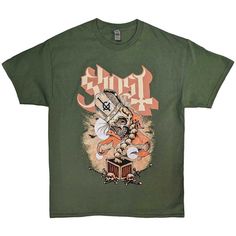 Ghost Jack In The Box Unisex T-Shirt Ghost Band, Jack In The Box, Boxing T Shirts, Band Logos, Short Styles, High Quality T Shirts, Hard Rock, Daily Outfits, The Box