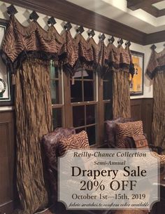 the drapery sale is 20 % off