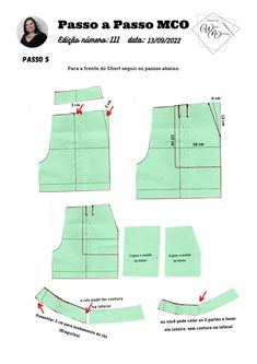 the instructions for how to make a paper skirt with an attached waist and side zippers