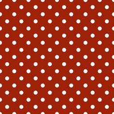 a red background with white polka dots