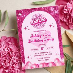 Editable Barbi Birthday Invitation template, Pink doll birthday barbi party invitation, Birthday invite template, Personalised template How to edit the template? 1. After purchasing you will get a PDF file 2. The PDF file contains an editable link 3. By clicking the link you will be redirected to Canva 4. Sign up on Canva for free with your email and simply edit the template on Canva for free. 5. You can change the font size, font color and font style of the template 6. You can also move add or Barbie Invitation Card, Barbie Party Invitations, Barbie Invitation Template, Birthday Invitation Template Pink, Barbie Invitation, Barbie Birthday Invitations, Barbie Invitations, Kids Invitation, Birthday Invite Template