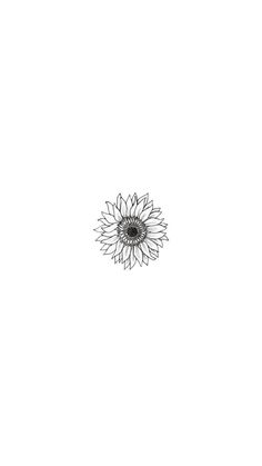 a black and white photo of a sunflower on a white background with the words, i love you