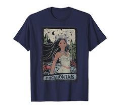 PRICES MAY VARY. Officially Licensed Disney Pocahontas Tee Shirt 16PRIN10023A Lightweight, Classic fit, Double-needle sleeve and bottom hem Pose Poster, Disney Pocahontas, Vintage Portrait, Disney T, Portrait Poster, Disney Tshirts, Vintage Portraits, Vneck Tshirt Women, Pocahontas