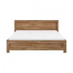 the bed frame is made from wood and has no mattress