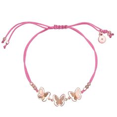 Sweet and stylish, this LC Lauren Conrad butterfly bracelet perfectly complements your style.BRACELET DETAILS    Circumference: 10-in.    Closure: pull    Plating: rose gold tone    Metal: brass    Fabric: polyester    Nickel free         Not appropriate for children 14 years old and younger. Size: One Size. Color: Pink. Gender: unisex. Age Group: adult. Rose Gold Adjustable Jewelry With Butterfly Charm, Adjustable Rose Gold Jewelry With Butterfly Charm, Rose Gold Bracelets As Summer Gifts, Rose Gold Bracelets For Summer Gift, Summer Rose Gold Bracelets Gift, Summer Gift Rose Gold Bracelet, Adjustable Butterfly Charm Bracelet, Elegant Pink Bracelets For Summer, Pink Elegant Bracelets For Summer