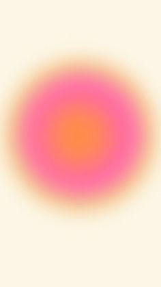 an orange and pink circle on a white background