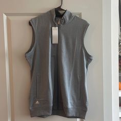 Women’s Adidas Vest. Grey, Xl, Nwt. Adidas Cotton Athleisure Outerwear, Adidas Athleisure Cotton Outerwear, Adidas Casual Fall Outerwear, Vest Womens, Adidas Sweater, Coats Women, Sweater Vest Women, Adidas Jackets, Grey Adidas