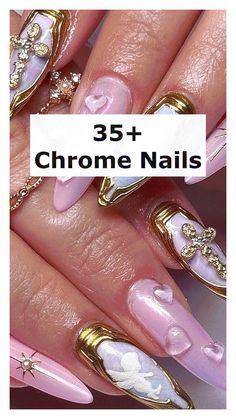 Discover 30+ Chrome Nails You Need to Try This Year! Elevate your style with stunning crome nails and intricate chrome nails designs. From white chrome nails to blue chrome nails, these looks are perfect for any season. Embrace chrome summer nails and achieve a sleek chrome manicure that stands out. These summer chrome nails will keep you looking chic and trendy all year long. Chic Manicure