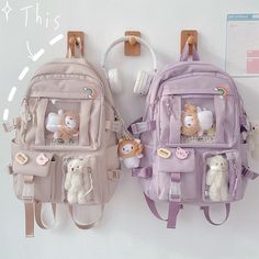 Harajuku Backpack, Ita Backpack, Girly Backpacks, Cute School Bags, Style College, Stylish School Bags, Kawaii Bags, Kawaii Backpack, Cute Stationary