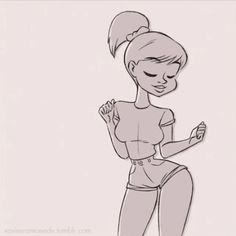 Dance Animation Reference, Gif Animation Ideas, Dance Animation Gif, Animation Dance, Rotoscope Animation, Jump Animation, Walking Animation, Tsukiuta The Animation