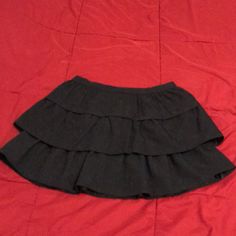 Formal Black Skirt Never Used From Zara Black Stretch Tiered Skirt, Black Tiered Mini Skirt For Spring, Casual Zara Tiered Skirt, Zara Casual Tiered Skirt, Casual Tiered Mini Skirt For Parties, Black Relaxed Fit Tiered Skort, Black Tiered Skort, Black Tiered Skirt For Spring, Black Tiered Ruffled Skirt