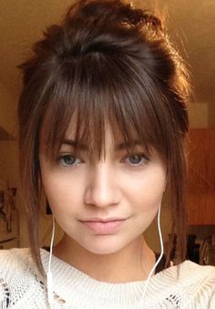 Gorgeous trendy bangs haircut ideas | Easy hairstyle ideas | Hairstyle tutorial ideas Fringe Bangs In Ponytail, Piecey Fringe Bangs, Frame Bangs Medium Hair, Front Fringe Haircut, Bangs With Wispy Sides, Different Styles Of Bangs With Long Hair, Mob Wife Bangs, Mod Bangs Long Hair, Wispy Full Bangs