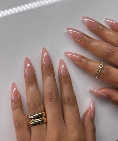 Classy Acrylic Nails, Oval Nails, Neutral Nails, Minimalist Nails, Fire Nails