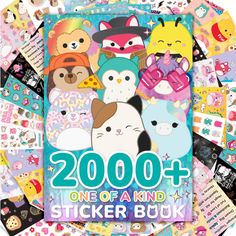 the sticker book is full of cats and kittens