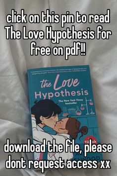 the love hypothhes is for free on pdr click on this pin to read