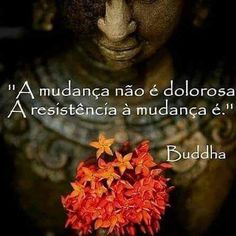 an image of a buddha with flowers in front of him and the quote above it