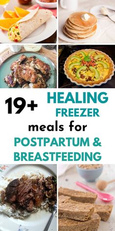 the top ten healthy meals for postpartum and breastfeeding