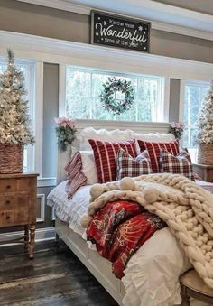 Christmas Room Decor Diy, Christmas Room Decor, Christmas Bedroom, Christmas Room