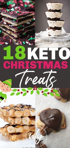 18 keto Christmas candy recipes and treats to make for the holidays! You'll love these yummy low carb Christmas treats recipes. Low Carb Christmas Treats, Christmas Treats Recipes, Candy Homemade, Diet Salad, Low Carb Holiday Recipes, Low Carb Christmas, Low Carb Candy, Keto Christmas Cookies, Keto Holiday Recipes